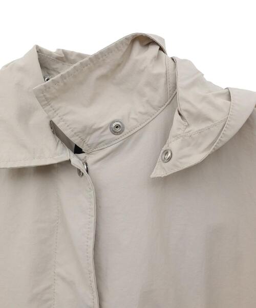 martinique(マルティニーク)の「《WEB限定》【THE NORTH FACE/ザ・ノース・フェイス】Rollpack Journeys Coat(ステンカラーコート・レディース・ブラック/アイボリー・FREE)」の8枚目の写真