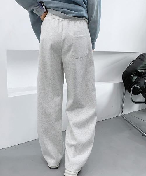 LOWO(ロワ)の「カーブデザインスウェットパンツ ラメ入り(その他パンツ・レディース・ブラック/オフホワイト/グレー・FREE)」の10枚目の写真