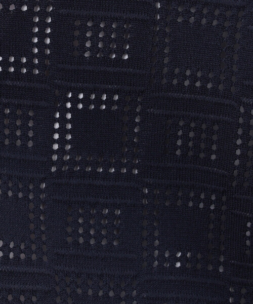 COMME CA ISM(コムサイズム)の「メッシュ編み ポロカーディガン(カーディガン/ボレロ・メンズ・ブラック/ブラウン/ネイビー・MEDIUM/LARGE)」の21枚目の写真