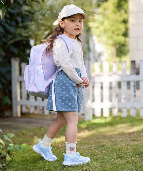 ANY（エニィ）の「【日よけ付き】リボンキャップ（キャップ・キッズ・ブラック系/アイボリー系/ライラック系・54/56/52）」の6枚目の写真