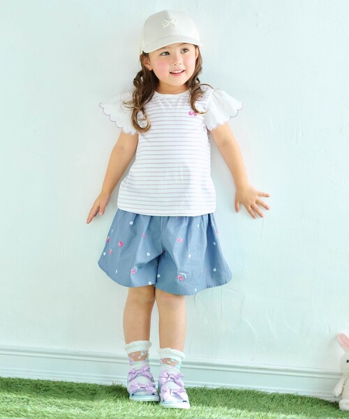 ANY（エニィ）の「【日よけ付き】リボンキャップ（キャップ・キッズ・ブラック系/アイボリー系/ライラック系・54/56/52）」の10枚目の写真