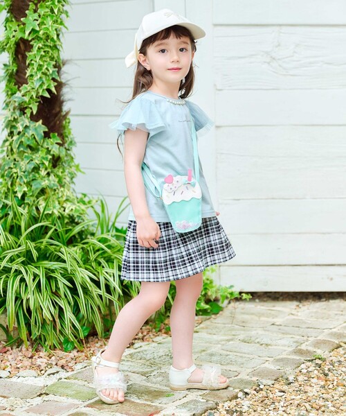 ANY（エニィ）の「【日よけ付き】リボンキャップ（キャップ・キッズ・ブラック系/アイボリー系/ライラック系・54/56/52）」の12枚目の写真