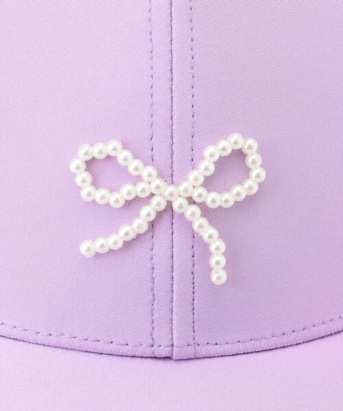 ANY（エニィ）の「【日よけ付き】リボンキャップ（キャップ・キッズ・ブラック系/アイボリー系/ライラック系・54/56/52）」の19枚目の写真