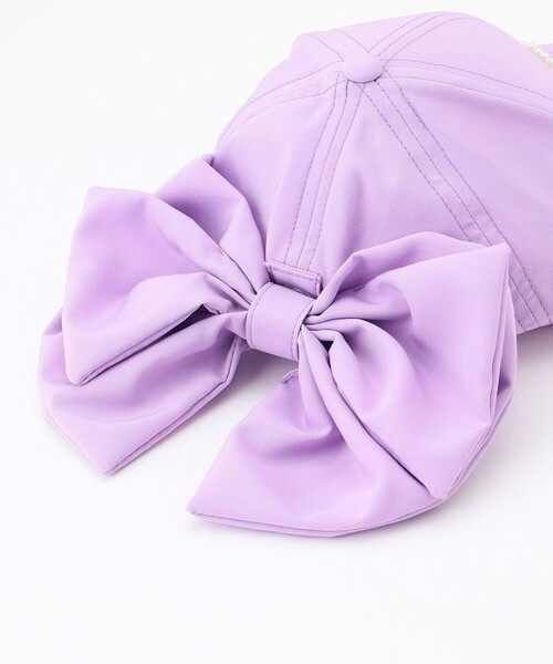 ANY（エニィ）の「【日よけ付き】リボンキャップ（キャップ・キッズ・ブラック系/アイボリー系/ライラック系・54/56/52）」の21枚目の写真