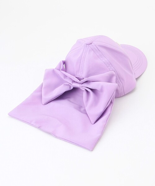 ANY（エニィ）の「【日よけ付き】リボンキャップ（キャップ・キッズ・ブラック系/アイボリー系/ライラック系・54/56/52）」の22枚目の写真