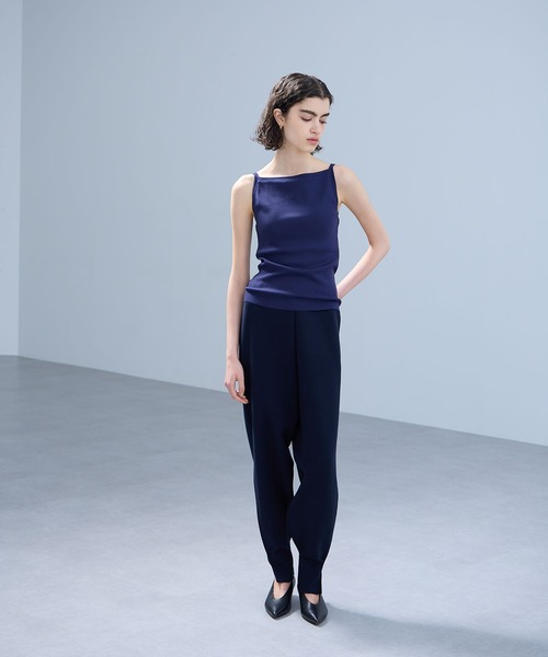 N.O.R.C（ノーク）の「カップ付きニットトップス【BEAUTY AIRY】（キャミソール・レディース・ブラック/レッド/ネイビー・フリー）」の5枚目の写真