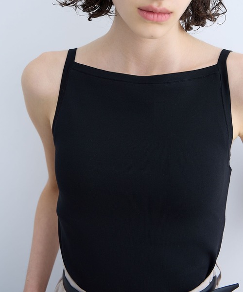 N.O.R.C（ノーク）の「カップ付きニットトップス【BEAUTY AIRY】（キャミソール・レディース・ブラック/レッド/ネイビー・フリー）」の13枚目の写真