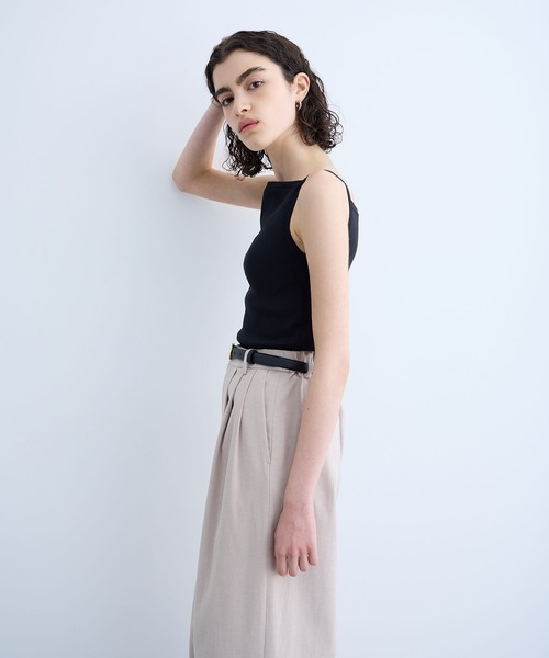 N.O.R.C（ノーク）の「カップ付きニットトップス【BEAUTY AIRY】（キャミソール・レディース・ブラック/レッド/ネイビー・フリー）」の14枚目の写真