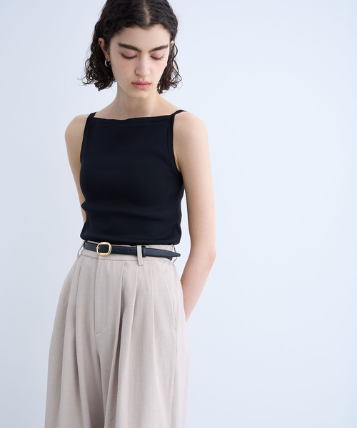 N.O.R.C（ノーク）の「カップ付きニットトップス【BEAUTY AIRY】（キャミソール・レディース・ブラック/レッド/ネイビー・フリー）」の15枚目の写真