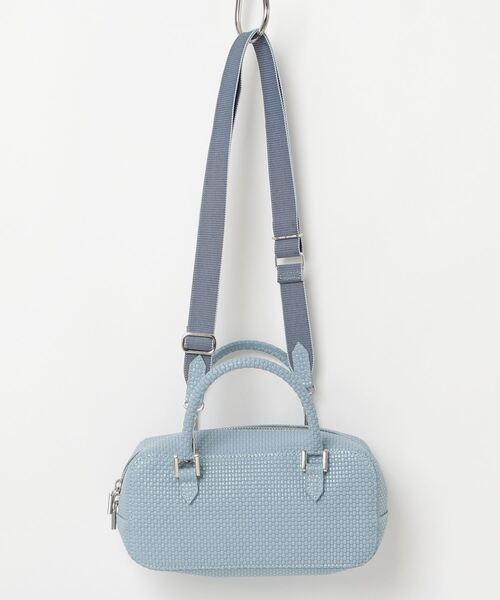 POMTATA（ポンタタ）の「POMTATA/ポンタタ/TONE mini Boston（ボストンバッグ・レディース・ブルー/ライトグレー/パープル・F）」の3枚目の写真