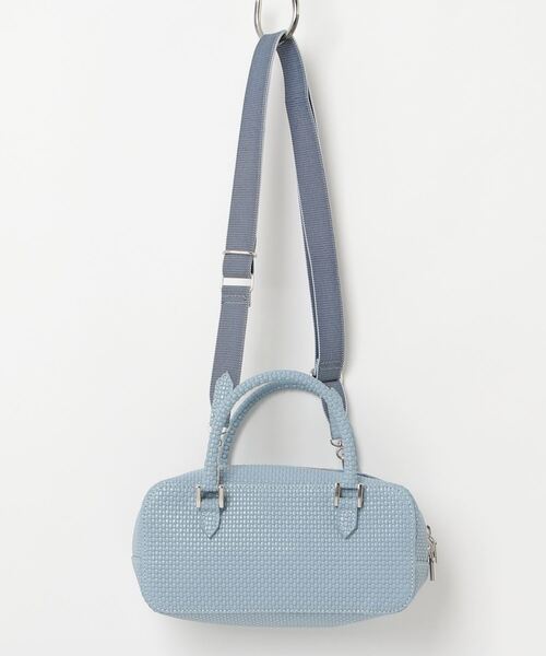 POMTATA（ポンタタ）の「POMTATA/ポンタタ/TONE mini Boston（ボストンバッグ・レディース・ブルー/ライトグレー/パープル・F）」の4枚目の写真