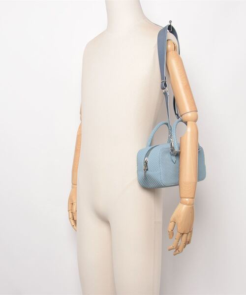 POMTATA（ポンタタ）の「POMTATA/ポンタタ/TONE mini Boston（ボストンバッグ・レディース・ブルー/ライトグレー/パープル・F）」の7枚目の写真