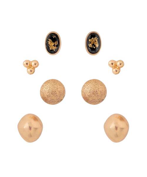 ANEMONE（アネモネ）の「【オンライン限定】マルチデザインピアス[4ペアセット]（ピアス（両耳用）・レディース・ゴールド/シルバー・FREE）」の2枚目の写真