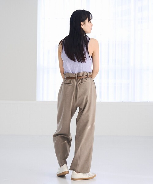 RONEL(ロネル)の「ボタンタック フォーム パンツ(その他パンツ・レディース・ブラック/ライトブルー/ベージュ・S/M/L)」の16枚目の写真