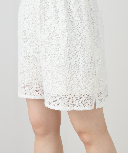 JANE SMITH / JOHN SMITH(ジェーンスミスジョンスミス)の「【JANE SMITH/ジェーンスミス】COTTON POLYESTER BLOCK LACE J:パンツ(その他パンツ・レディース・アイボリー・38)」の3枚目の写真