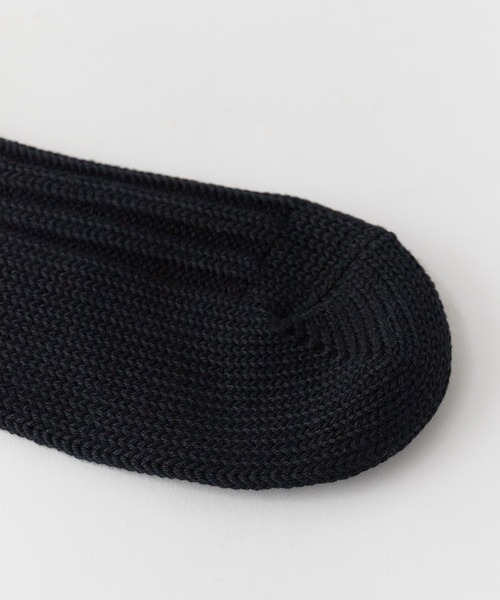 TAKAHIROMIYASHITATheSoloIst.（タカヒロミヤシタザソロイスト）の「TAKAHIROMIYASHITATheSoloIst./タカヒロミヤシタザソロイスト.×decka Quality socks/デカクオリティソックス middleweight ribbed mid socks. 靴下（ソックス/靴下・メンズ・ブラック/ホワイト・25-28）」の17枚目の写真