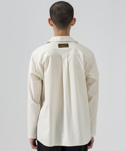 D.Nart.Ampta(ディーナ―トアンプタ)の「D.Nart.Ampta(ディー・ナート・アンプタ)Skipper Shirt 長袖シャツ ロングスリーブシャツ スキッパーシャツ(シャツ/ブラウス・メンズ・ネイビー/ホワイト/ブラック・M/S)」の5枚目の写真