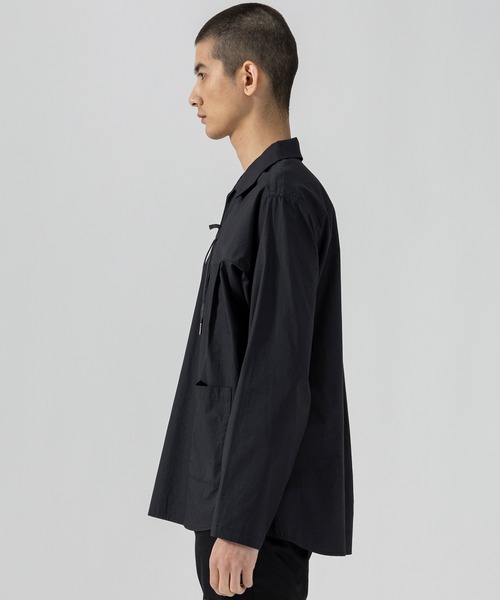D.Nart.Ampta(ディーナ―トアンプタ)の「D.Nart.Ampta(ディー・ナート・アンプタ)Skipper Shirt 長袖シャツ ロングスリーブシャツ スキッパーシャツ(シャツ/ブラウス・メンズ・ネイビー/ホワイト/ブラック・M/S)」の8枚目の写真