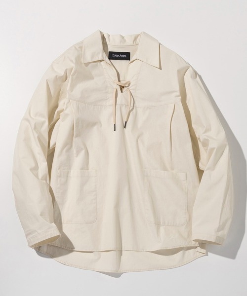 D.Nart.Ampta(ディーナ―トアンプタ)の「D.Nart.Ampta(ディー・ナート・アンプタ)Skipper Shirt 長袖シャツ ロングスリーブシャツ スキッパーシャツ(シャツ/ブラウス・メンズ・ネイビー/ホワイト/ブラック・M/S)」の16枚目の写真