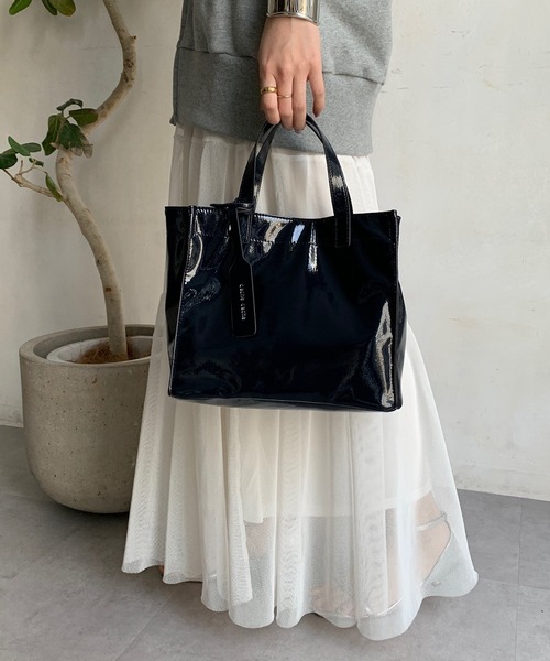 WEB限定】ソフトエナメルショッパーミニ（ショルダーバッグ