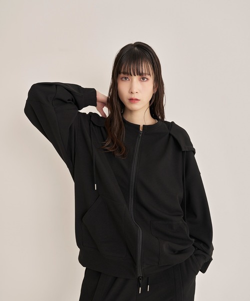 Nora Lily（ノラリリー）の「【Nora Lily】Emboss Full Zip Parka（パーカー・メンズ・ブラック/カーキ/ブラウン・FREE）」の10枚目の写真