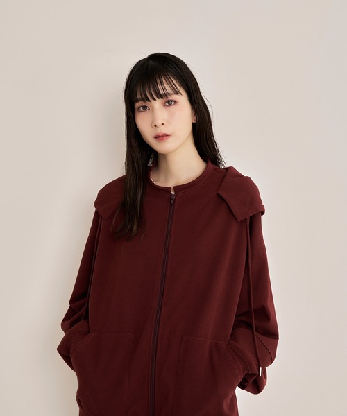 Nora Lily（ノラリリー）の「【Nora Lily】Emboss Full Zip Parka（パーカー・メンズ・ブラック/カーキ/ブラウン・FREE）」の22枚目の写真