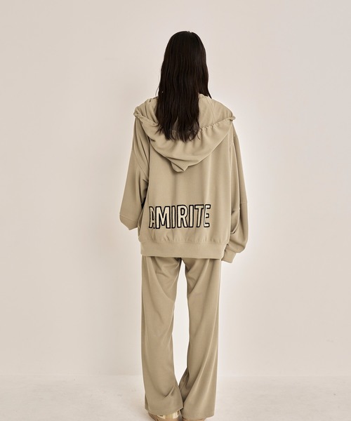 Nora Lily（ノラリリー）の「【Nora Lily】Emboss Full Zip Parka（パーカー・メンズ・ブラック/カーキ/ブラウン・FREE）」の4枚目の写真