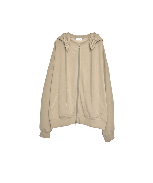 Nora Lily（ノラリリー）の「【Nora Lily】Emboss Full Zip Parka（パーカー・メンズ・ブラック/カーキ/ブラウン・FREE）」の6枚目の写真