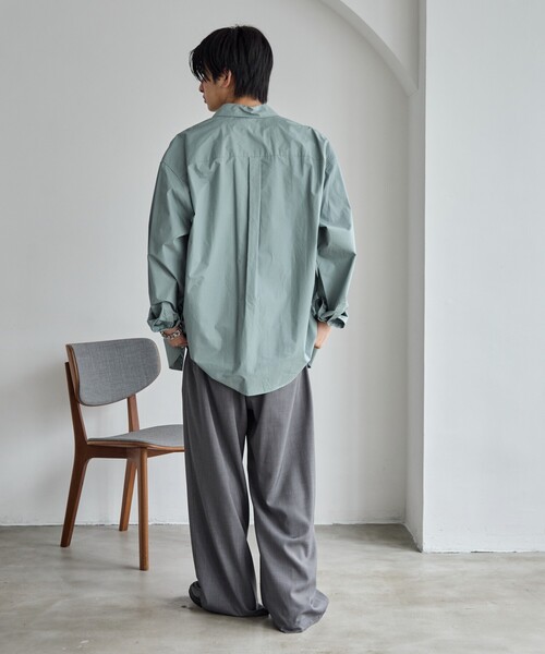 PUBLUX（パブリュクス）の「PUBLUX/パブリュクス タックワイドスラックス(限定展開)（スラックス・メンズ・ブラック/グレー/ネイビー・LARGE/MEDIUM/SMALL）」の12枚目の写真