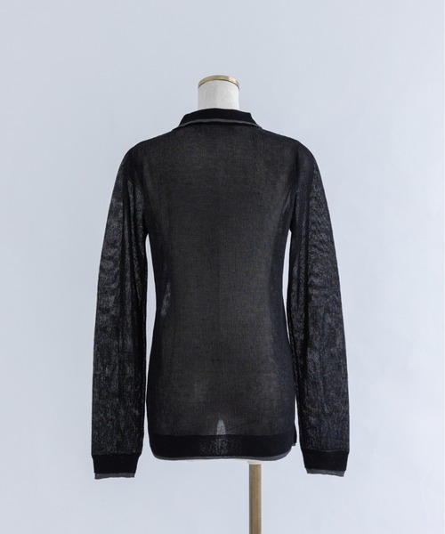 EN NEUME(エンノイム)の「Linen-Feel Color-Block Tunic Cardigan(カーディガン/ボレロ・レディース・イエロー/杢グレー/ブラック・FREE)」の20枚目の写真