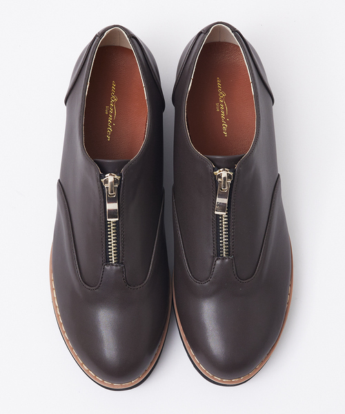 Au BANNISTER（オゥバニスター）の「【販売店舗限定】センタージップ 厚底シューズ（ドレスシューズ・レディース・ダークブラウン/ブラック/アイボリー・37/38/35/36/39）」の12枚目の写真