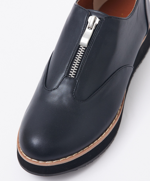 Au BANNISTER（オゥバニスター）の「【販売店舗限定】センタージップ 厚底シューズ（ドレスシューズ・レディース・ダークブラウン/ブラック/アイボリー・37/38/35/36/39）」の4枚目の写真