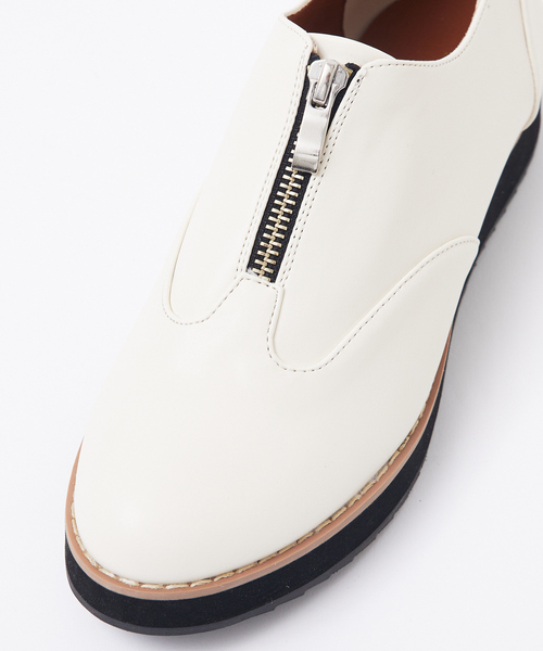 Au BANNISTER（オゥバニスター）の「【販売店舗限定】センタージップ 厚底シューズ（ドレスシューズ・レディース・ダークブラウン/ブラック/アイボリー・37/38/35/36/39）」の14枚目の写真