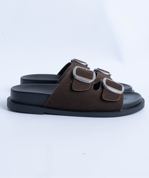 Fabby fabby（ファビィーファビィー）の「2ベルトコンフォートサンダル（サンダル・レディース・ベージュ系その他/ブラック系その他/ブラウン系その他/ブラック/ベージュ・MEDIUM/SMALL/LARGE）」の14枚目の写真