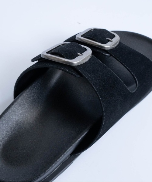 Fabby fabby（ファビィーファビィー）の「2ベルトコンフォートサンダル（サンダル・レディース・ベージュ系その他/ブラック系その他/ブラウン系その他/ブラック/ベージュ・MEDIUM/SMALL/LARGE）」の10枚目の写真