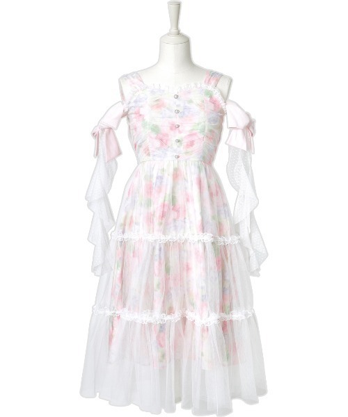 ワンピース mellfy memory angel playful tulle dress Angel Playful tulle dress – mellfy memory