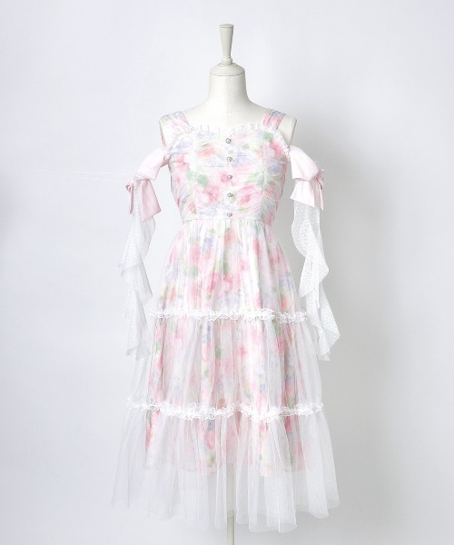 ワンピース mellfy memory angel playful tulle dress Angel Playful tulle dress（ワンピース）｜mellfy memory