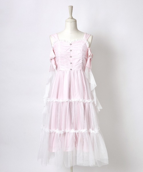 ワンピース mellfy memory angel playful tulle dress Angel Playful tulle dress(ワンピース)|mellfy memory