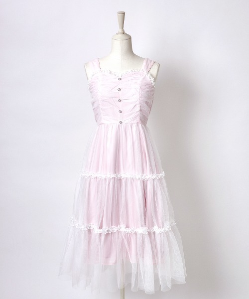 ワンピース mellfy memory angel playful tulle dress Angel Playful tulle dress（ワンピース）｜mellfy memory