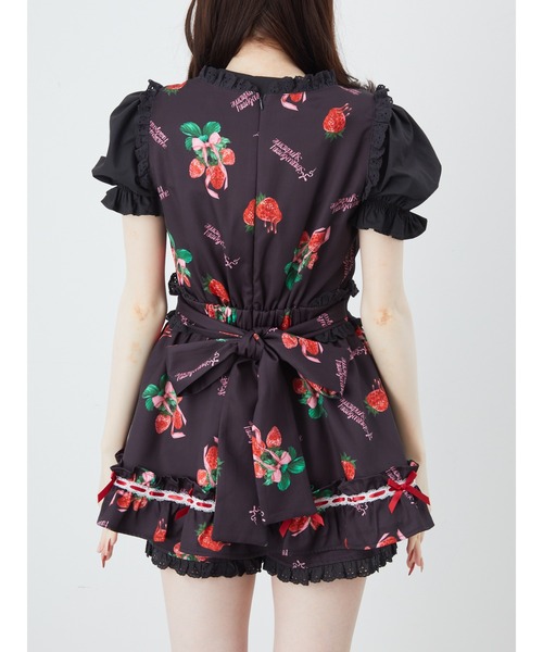 Ank Rouge（アンクルージュ）の「STRAWBERRY SYNDROME プリンセスSETUP（ワンピース・レディース・ピンク/ブラック/アイボリー・M）」の6枚目の写真