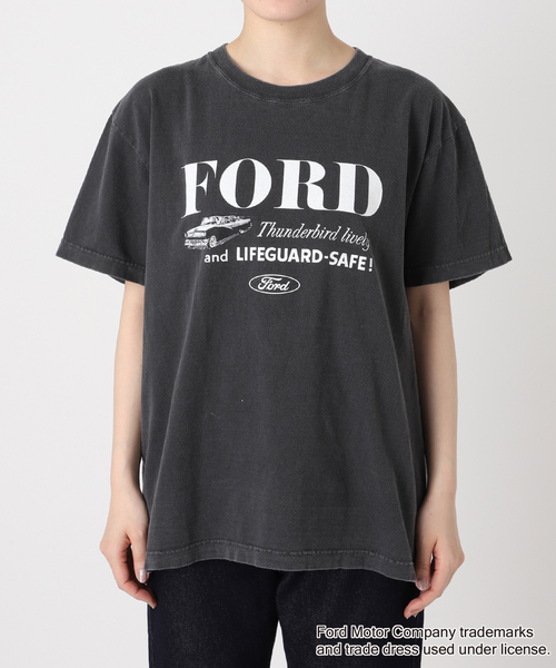 GOOD ROCK SPEED(グッドロックスピード)の「GOOD ROCK SPEED/グッドロックスピード SLOBE別注 FORD TEE(Tシャツ/カットソー・レディース・ライトグレー/ホワイト・FREE)」の13枚目の写真