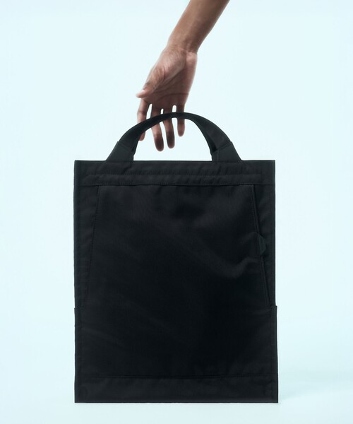 モノリス　ブラック トートバッグ MONOLITH (モノリス) TOTE STANDARD HEXA M BLACK / トート