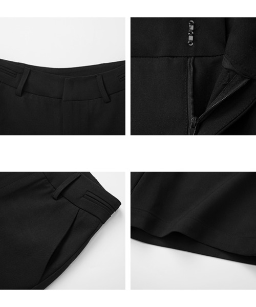 Fano Studios(ファノ ストゥディオズ)の「ハイウエスト ワイドハーフパンツ FC25K050【Fano Studios】(その他パンツ・レディース・ブラック・S/M/L)」の11枚目の写真