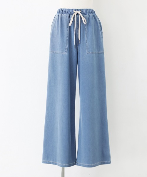 n'OrLABEL（ノアールレーベル）の「【機能素材】『ジャージーデニムベイカーパンツ』（デニムパンツ・レディース・ブルー/ネイビー/ライトブルー・2/1）」の11枚目の写真