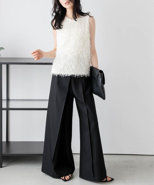 aquagarage RENEWAL パンツ レディース クロップドパンツ