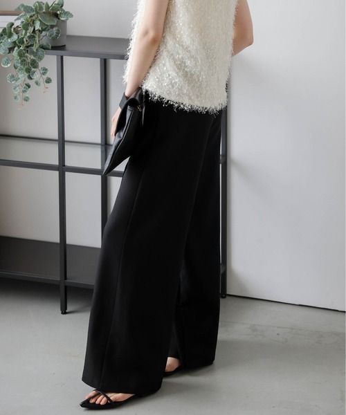 Lajour(ラジュール)の「日本製 ラップデザインパンツ(その他パンツ・レディース・アイボリー/ブラック/ネイビー・L/M)」の5枚目の写真