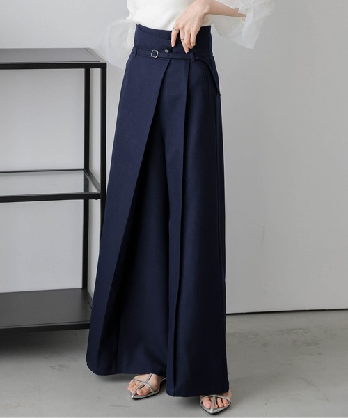 Lajour(ラジュール)の「日本製 ラップデザインパンツ(その他パンツ・レディース・アイボリー/ブラック/ネイビー・L/M)」の18枚目の写真