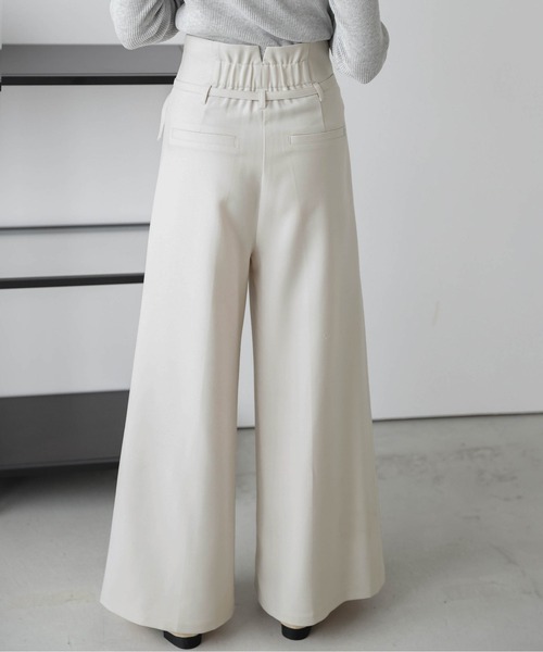 Lajour(ラジュール)の「日本製 ラップデザインパンツ(その他パンツ・レディース・アイボリー/ブラック/ネイビー・L/M)」の8枚目の写真