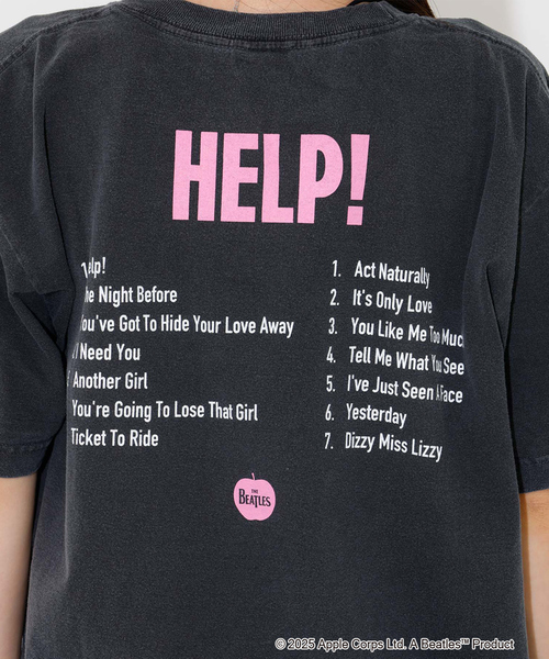 GOOD ROCK SPEED(グッドロックスピード)の「【GOOD ROCK SPEED】 Beatles Help Tシャツ(Tシャツ/カットソー・レディース・チャコールグレー・フリー)」の6枚目の写真