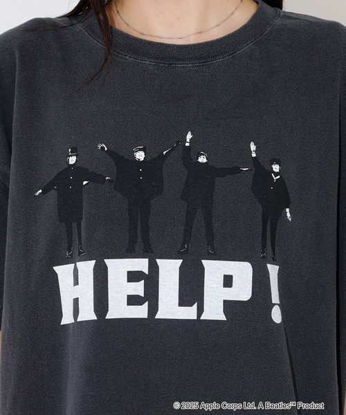 GOOD ROCK SPEED(グッドロックスピード)の「【GOOD ROCK SPEED】 Beatles Help Tシャツ(Tシャツ/カットソー・レディース・チャコールグレー・フリー)」の8枚目の写真